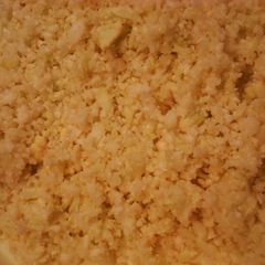 Cauliflower Dough Pizza A picture of Cauliflower Dough Pizza.