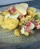 Ensalada de patatas y salchichas