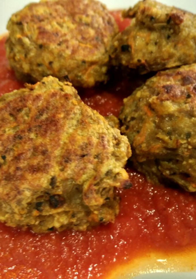 Una foto de Albóndigas de berenjena