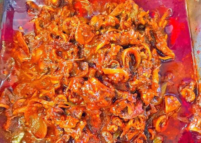 Sambal sotong(cumi) berapi