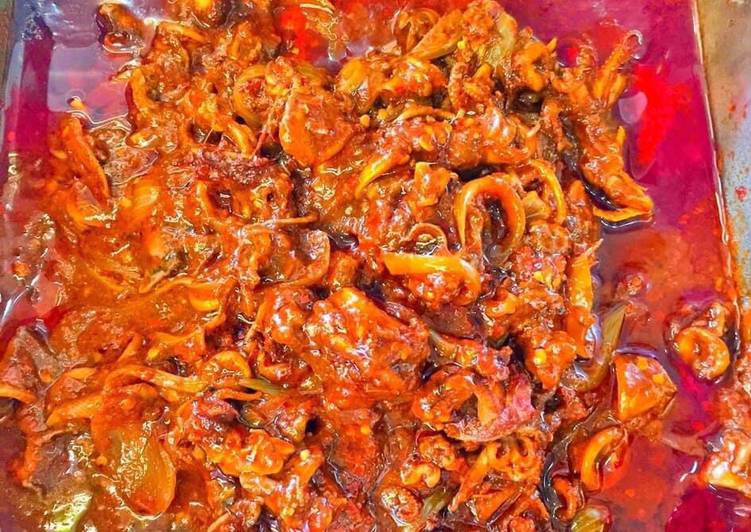 Sambal sotong(cumi) berapi