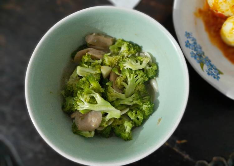 025. Cah brokoli bakso super simpel