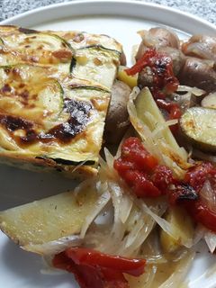 Una foto de Tarta de zapallito