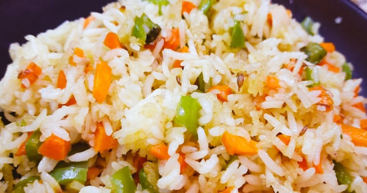 Tri Colour Fried Rice Recipe by Nazia Qureshi - Cookpad