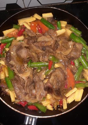 Foto resep Tumis Putren Buncis Daging
