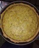 Tarta de cebolla y manzana verde