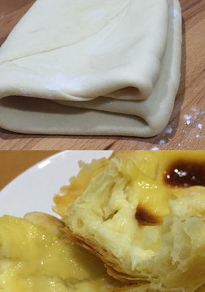 Foto resep Puff pastry (untuk buat egg tart, pastry, bolen pisang)
