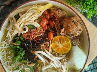 SoTo Ayam Bergedil Daging