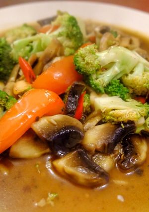 Foto resep Tumis Brokoli Jamur Saus Tiram tanpa garam