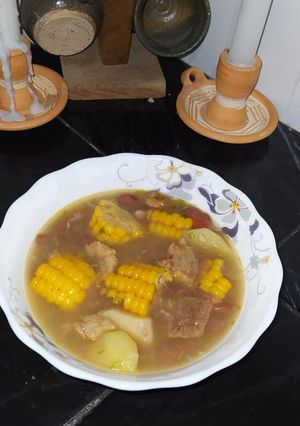 Una foto de Sudado de Zaragoza con chicharrón