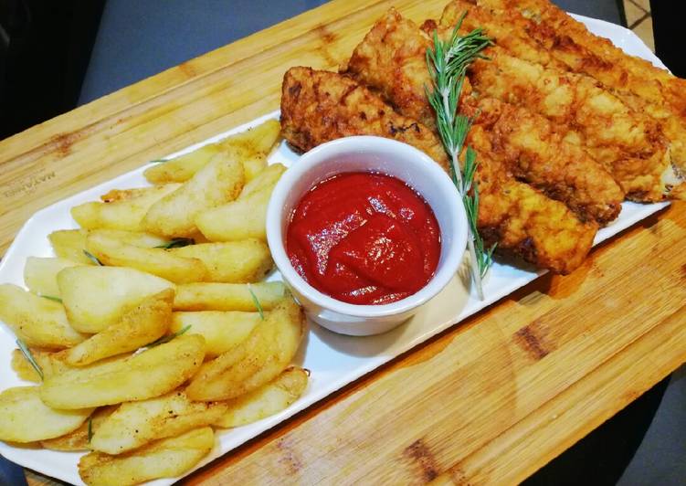 Steps to Make Favorite Fish and chips