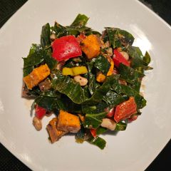 Collard Green - Bean Salad A picture of Collard Green - Bean Salad.