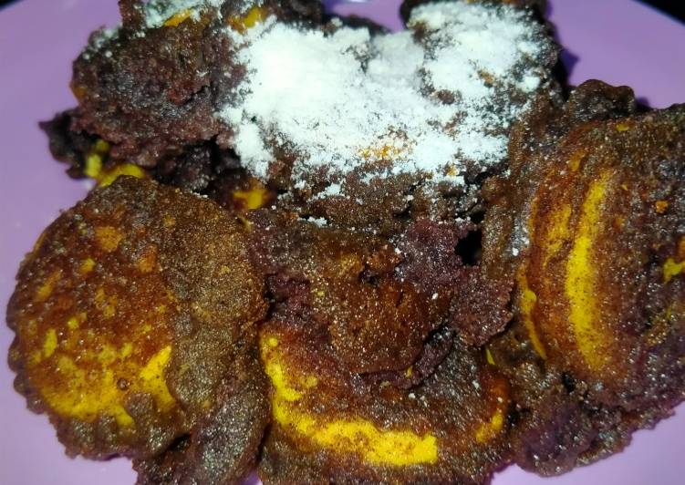 Black fried banana 🍌⚫🌾