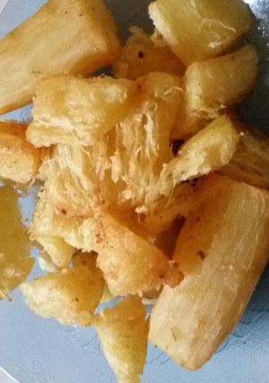 Foto resep Singkong goreng empuk merekah