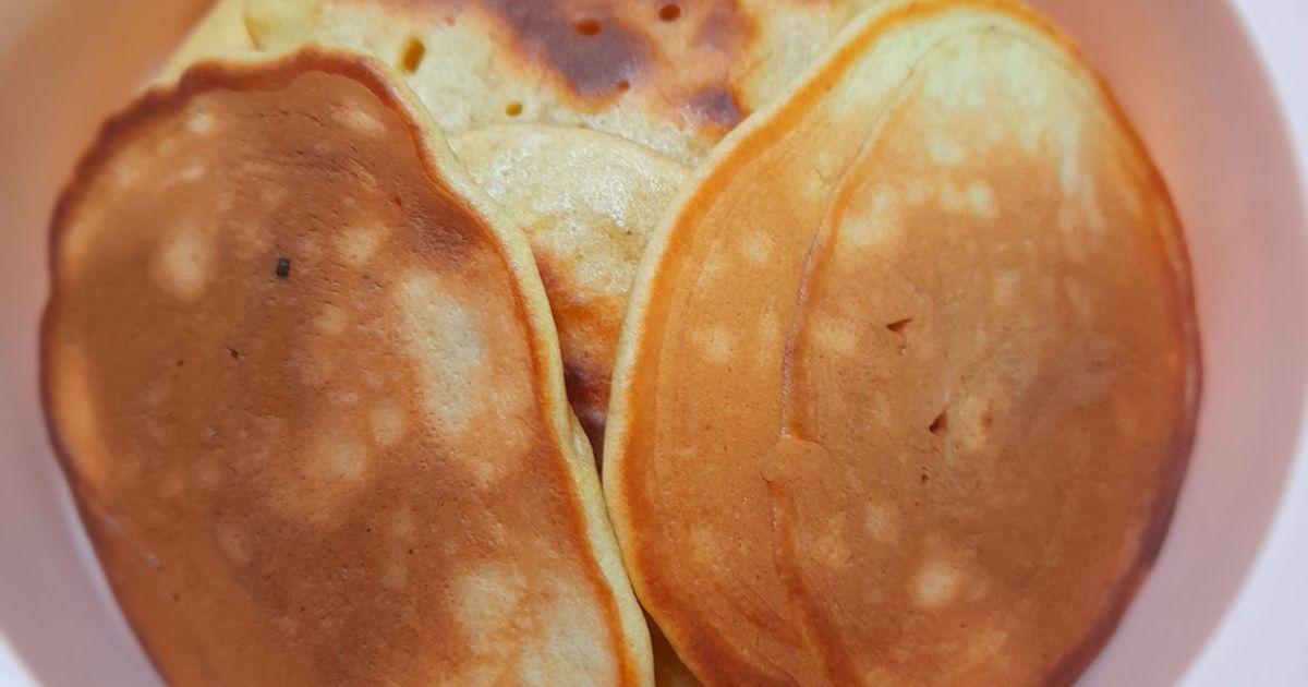Pancake Pisang Mudah untuk snack balita