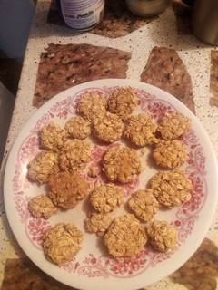 Una foto de Cookies de manzana y avena