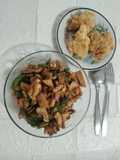 Oseng usus ayam