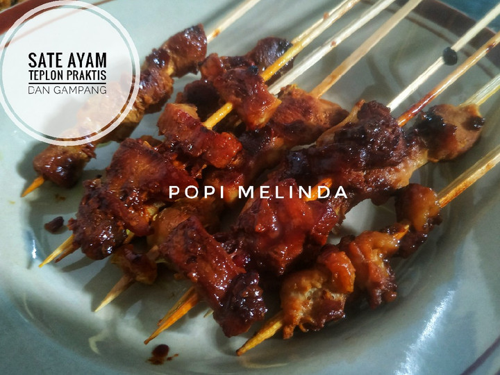 Resep Sate ayam teplon Endeus pisan dan gampang dibuat yang Sempurna