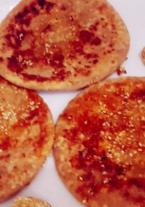 A picture of Jaggery Sesame Paratha | Gur Till ka Paratha.