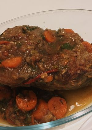 Una foto de Carne a la cacerola