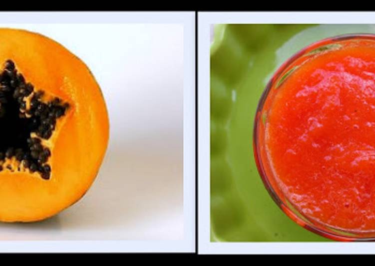 Simple Way to Make Favorite Papaya+Ginger+Lime Cooler