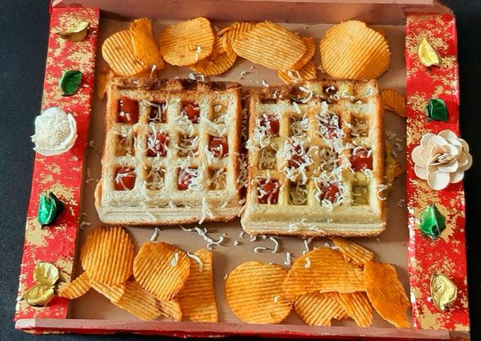 Waffle mumbai sandwich