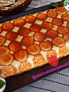 Una foto de Pastel de Galletas y Leche Condensada