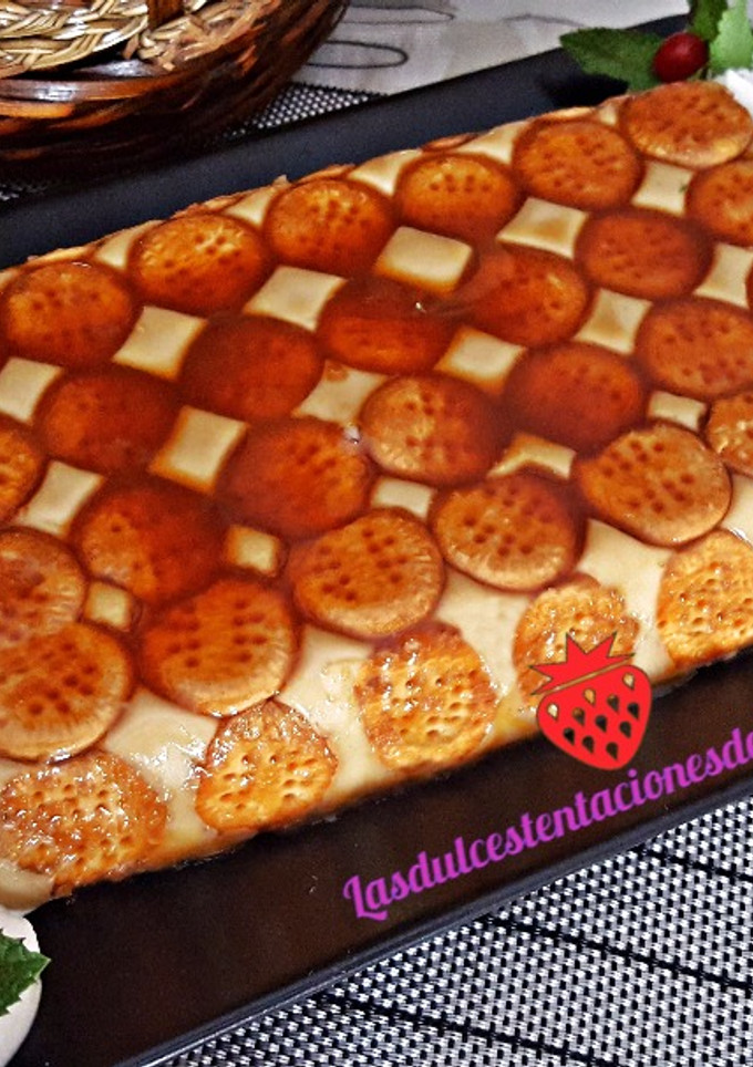 Una foto de Pastel de Galletas y Leche Condensada