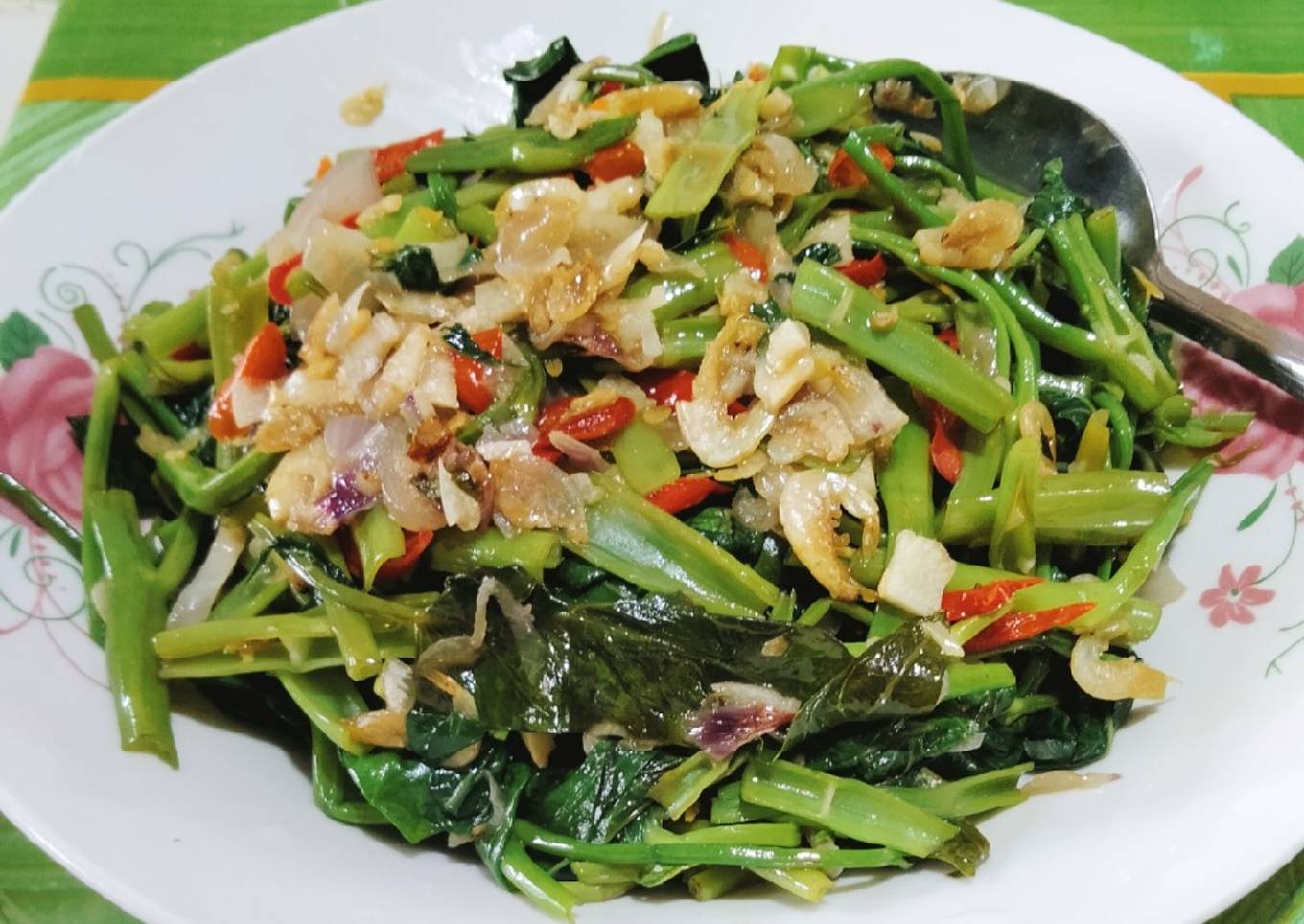 Tumis Kakung udang ebi