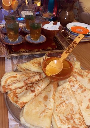 صورة لوصفة المسمن المغربي