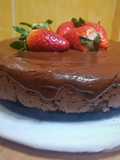 Triple chocolate cheesecake