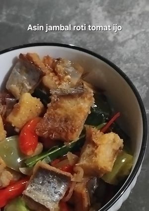 Foto resep Asin Jambal Roti Tomat Ijo