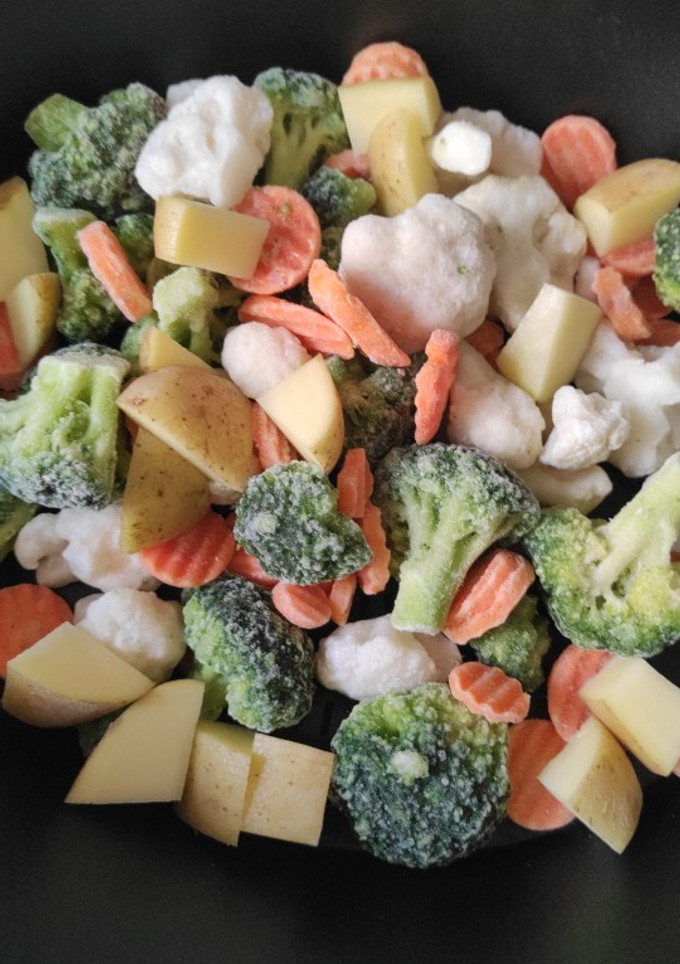 Una foto de Menestra de coliflor y brócoli