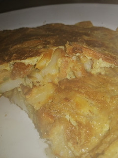 Una foto de Tortilla de papas fritas