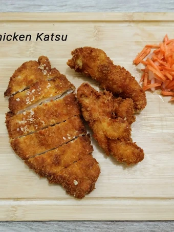 Langkah Mudah untuk Membuat Resep  Chicken Katsu + Salad ala Hokben Simple yang Enak, Bikin Ketagihan