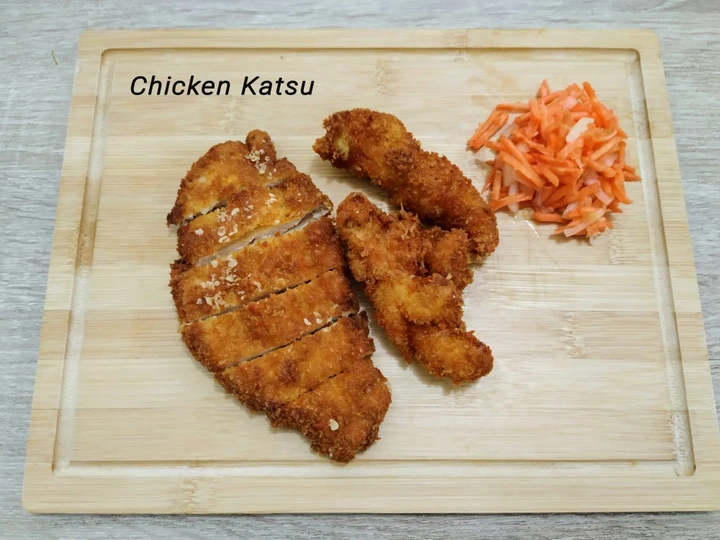 Langkah Mudah untuk Membuat Resep  Chicken Katsu + Salad ala Hokben Simple yang Enak, Bikin Ketagihan