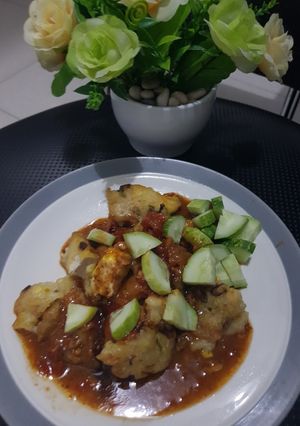 Foto resep Batagor aci tahu simple saus kacang instant