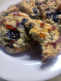Una foto de Cookies de avena y arandanos