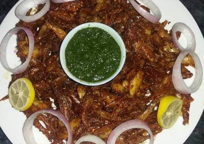 Fry baby fish 😂😄😃😀😜 Recipe by Sajida Perveen 786 - Cookpad