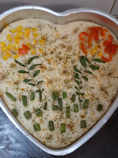 A picture of Garden Focaccia Bread (Italian bread).