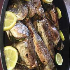 سمكة حرة بالخضار😋-レシピのメイン写真