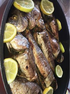 صورة لوصفة سمكة حرة بالخضار😋