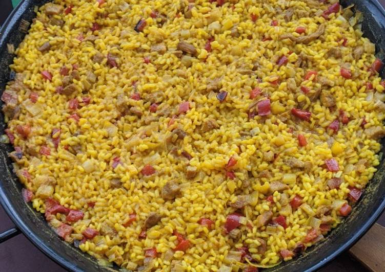 Paella de secreto ibérico