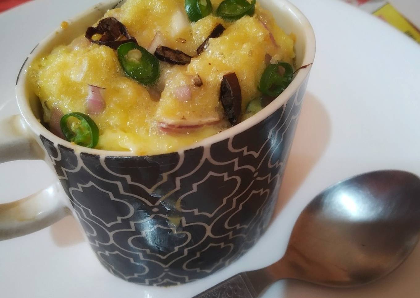 Step-by-Step Guide to Make Speedy Mug bread omelette