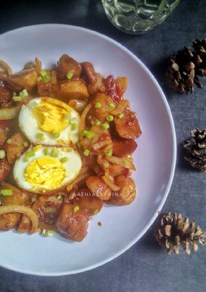 Foto resep Balado Bakso Telur