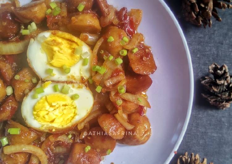 Balado Bakso Telur