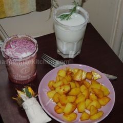 A picture of Doogh A Persian Yogurt Drink (Ayran) دوغ- آیران.