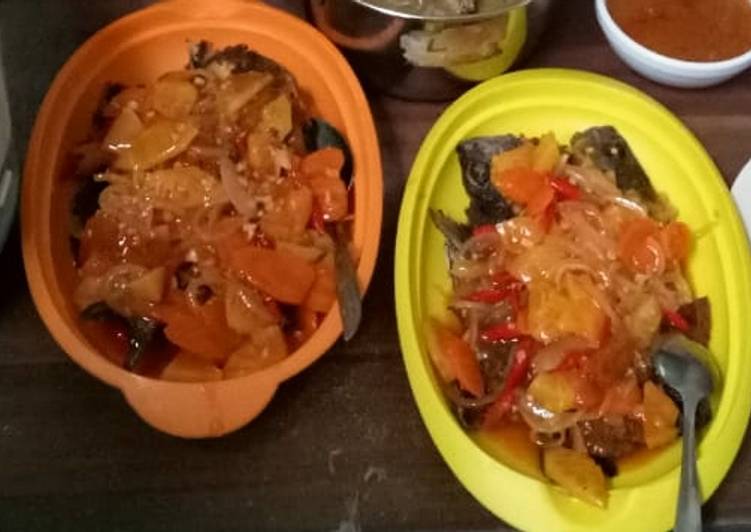 Ikan baronang asam manis