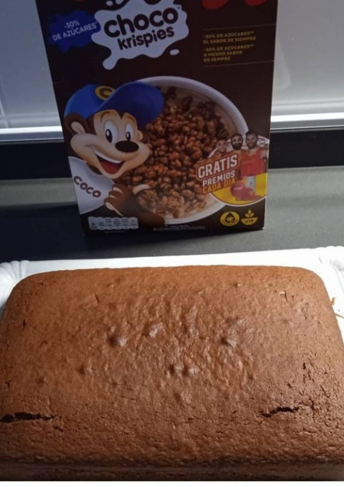 Una foto de Bizcocho de choco krispies