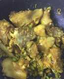 Cơm chiều với món gà kho xã ớt